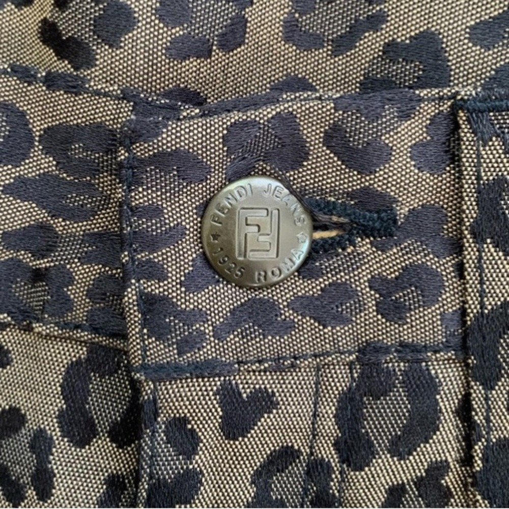 FENDI CHEETAH JEANS - Picture 5 of 9